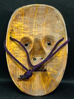Noh masker - Hout, Prachtig vrouwelijk Noh-masker -, Antiek en Kunst