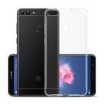 Huawei P Smart Transparant Clear Case Cover Silicone TPU, Nieuw, Verzenden
