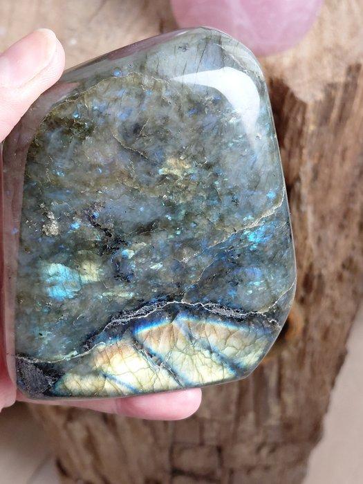 Rozenkwarts & Labradoriet edelsteen sculpturen met flash-, Verzamelen, Mineralen en Fossielen