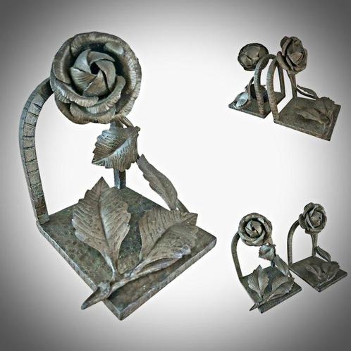 Style Raimond Subes - Serre-livres - Fer forgé - Artisanat, Huis en Inrichting, Overige Huis en Inrichting