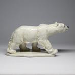 Ens - Statuette, Polar bear on ice flow - 14.5 cm -