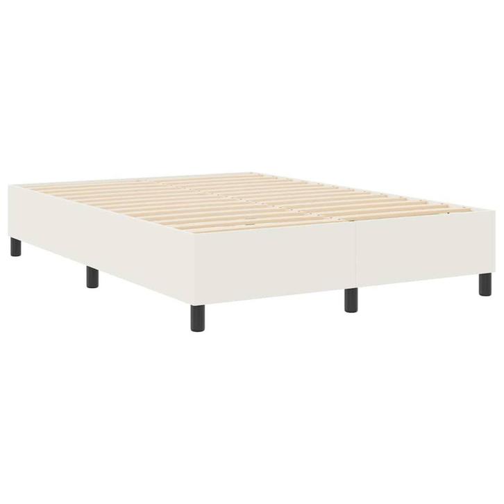 Boxspring Creme 140x190 | Retour Deal | 55% Korting, Huis en Inrichting, Slaapkamer | Bedden, Overige maten, 190 cm of minder