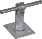 Dehn Roof Conductor Holder St Tzn For Rd 6-10mm With Plate, Bricolage & Construction, Verzenden