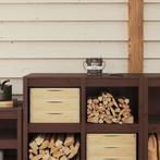 vidaXL Houtverf Bruin 16,5 x 16,5 x 15,9 cm, Doe-het-zelf en Bouw, Verzenden, Nieuw