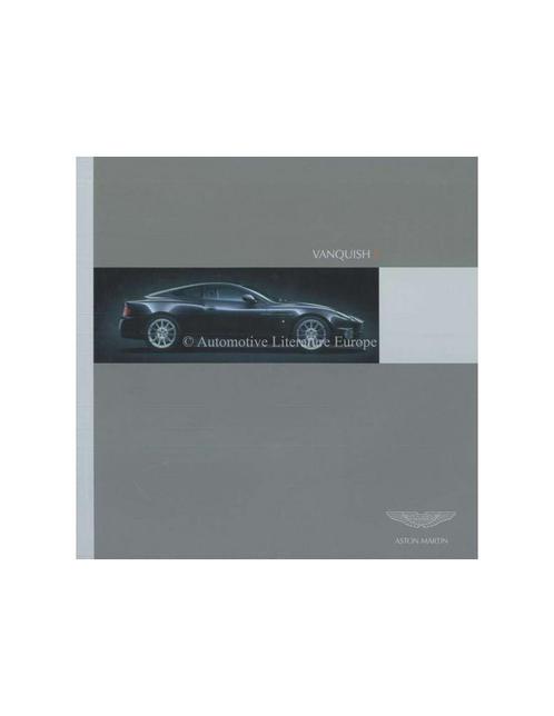 2004 ASTON MARTIN VANQUISH S BROCHURE ENGELS, Livres, Autos | Brochures & Magazines