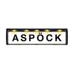 Aspöck Kentekenplaathouder Incl. LED Verlichting Bovenkant, Auto-onderdelen, Ophalen of Verzenden, Nieuw