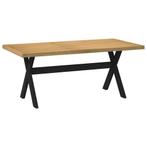 vidaXL Wandtafel NOAIN X-vormige poten 120x30x75 cm massief, Huis en Inrichting, Tafels | Eettafels, Verzenden, Nieuw