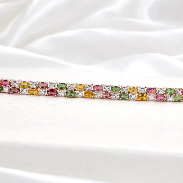 Sans prix de réserve - Bracelet Plaqué or Tourmaline -, Bijoux, Sacs & Beauté, Bijoux anciens