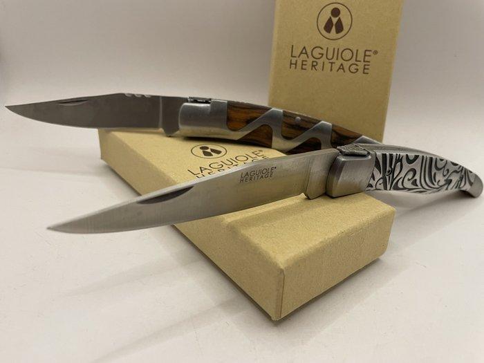 Laguiole - Heritage - Tafelmes (2) - Laguiole vouwmessen of, Antiek en Kunst, Antiek | Keukengerei