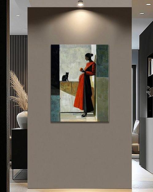Pippo - Doorway of Fire, Antiek en Kunst, Kunst | Schilderijen | Modern