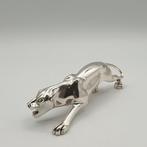 Pantera rivestita in argento - Figuur - Gehuld in zilver, Antiek en Kunst, Antiek | Zilver en Goud