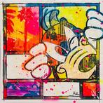 Mikko (1982) - Pluto On Mondrian Palm Beach Vibes, Antiquités & Art, Art | Peinture | Moderne