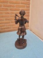 Sculpture, Mozart - 5,1 kg - 40.5 cm - Bronze patiné, Antiek en Kunst
