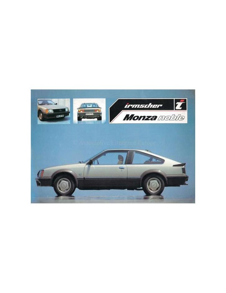 1981 OPEL MONZA NOBLE BY IRMSCHER BROCHURE DUITS, Boeken, Auto's | Folders en Tijdschriften
