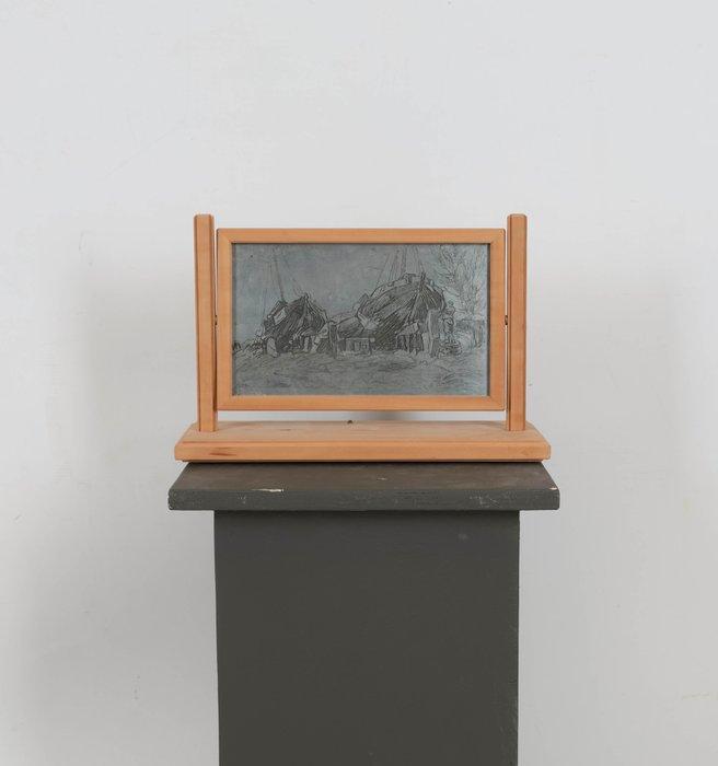 Willem Hendrik van der Nat (1864–1929) - Twee etsplaten, Antiquités & Art, Art | Peinture | Classique