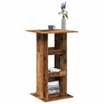 vidaXL Table de bar avec rangement vieux bois bois, Verzenden, Neuf