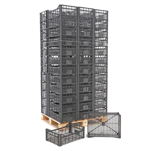 Gebruikte euronorm stapelbakken palletaanbieding wanden +, Doe-het-zelf en Bouw, Kratten en Dozen, Gebruikt, Ophalen of Verzenden