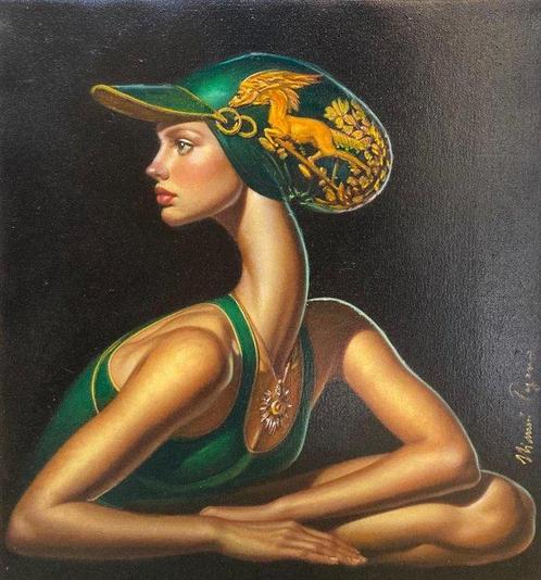 Ninni Pagano (1969) - Donna Polarizzata, Antiek en Kunst, Kunst | Schilderijen | Klassiek