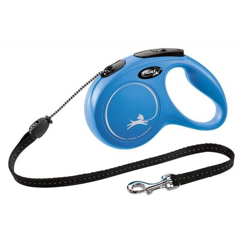 Flexi lijn classic m, 5 m, koord, tot 20kg blauw - kerbl, Dieren en Toebehoren, Honden-accessoires, Nieuw