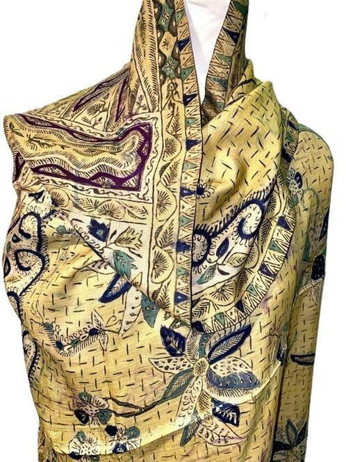 BATIK TULIS - JAVA - Soie - Indonésie - XXIe siècle, Antiek en Kunst, Kunst | Niet-Westerse kunst