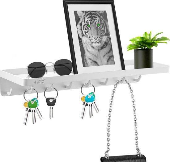 2dekans | Happy Goods® Sleutelrekje XL Wit - Sleutelkastje, Zakelijke goederen, Horeca | Keukenapparatuur, Ophalen of Verzenden