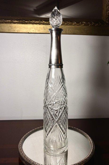 Montcenis - Karaf - Pointed diamond - Kristal, Antiek en Kunst, Antiek | Zilver en Goud