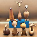 Senshukai  - Speelgoed meubels 7 Vintage wooden animals