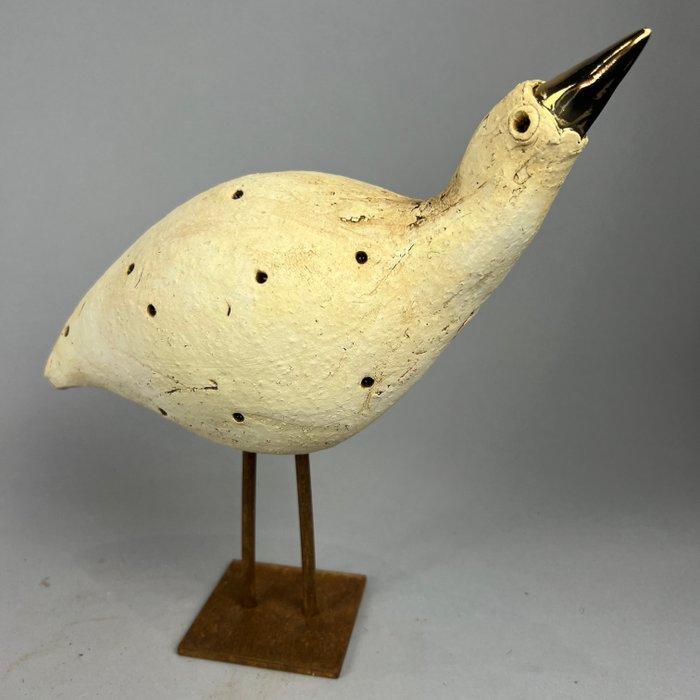 Ewa Budzowska - The bird, Big (with 24carat gold), Antiek en Kunst, Kunst | Designobjecten