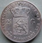 Nederland. Willem II. 2 1/2 Gulden 1847 (Zonder