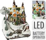 2dekans | kersttafereel kerk met fiber optic rivier –, Ophalen of Verzenden, Nieuw