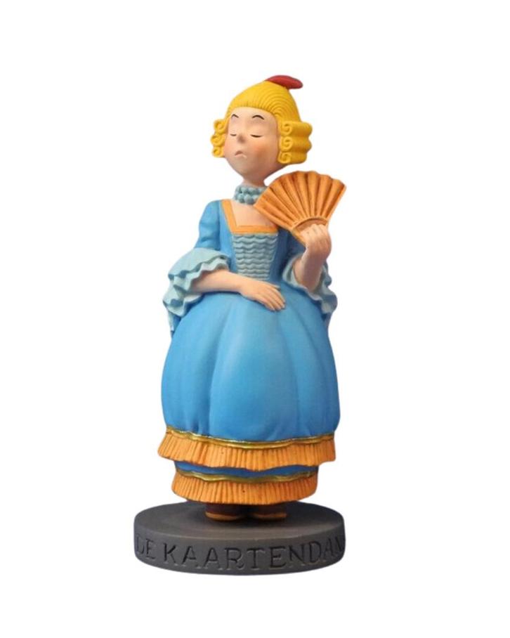 Suske en Wiske Beeldje Wiske Kaartendans 14 cm, Verzamelen, Stripfiguren, Ophalen of Verzenden