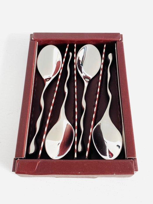 Alessi - Will Alsop - Bestekset (4) - WAL01SET - Staal,, Antiek en Kunst, Antiek | Meubels | Stoelen en Sofa's