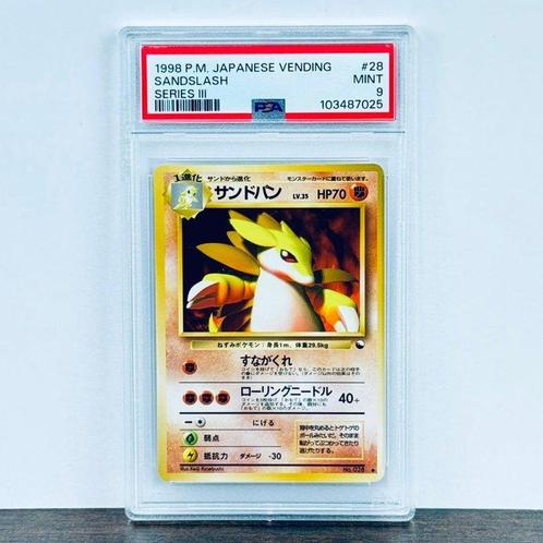 Pokémon Graded card - Sandslash - Vending Series 3 28 -, Hobby en Vrije tijd, Verzamelkaartspellen | Pokémon