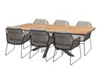 Taste by 4 Seasons Rhodos tuinset met Minerva tuintafel teak, Tuin en Terras, Nieuw