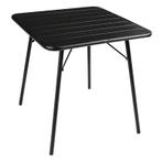 Inklapbare Tafel | Staal | Zwart | In-/Outdoor |, Verzenden, Nieuw in verpakking
