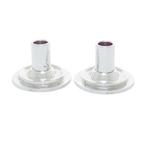 N.M. Thune - Oslo - Kaarsenhouder (2) - .835 zilver -, Antiek en Kunst