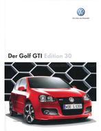 2006 VOLKSWAGEN GOLF GTI EDITIE 30 BROCHURE DUITS, Boeken, Nieuw