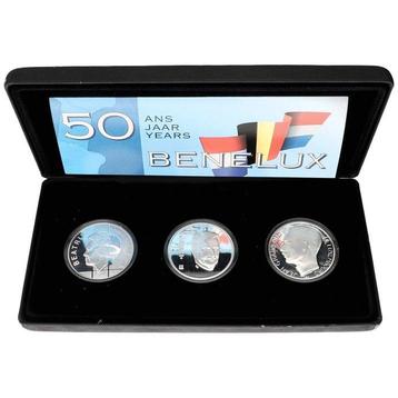 Benelux. 250 Frank + 10 Gulden 1994 50 jaar BeNeLux +