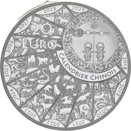 Frankrijk. 20 Euro 2019 Année du Cochon Proof (Zonder, Postzegels en Munten, Munten | Europa | Euromunten