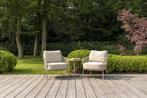 4 Seasons Outdoor Sardinia bistro set latte met Volta tafel, Tuin en Terras, Nieuw