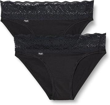 Sloggi Dames Pure Sense Luxe Tai C2P Slip zwart 40 op Overig, Verzenden