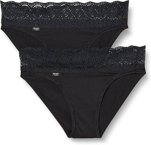 Sloggi Dames Pure Sense Luxe Tai C2P Slip zwart 40 op Overig, Kleding | Dames, Ondergoed en Lingerie, Verzenden