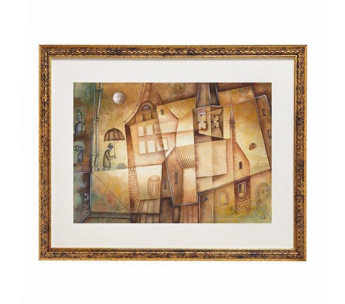 Eugene Ivanov - Man with the Umbrella, Antiek en Kunst, Kunst | Schilderijen | Modern