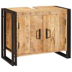 vidaXL Wastafelonderkast 71 x 33 x 58 cm Massief Mango Hout,, Verzenden, Nieuw