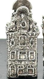 No reserve-Twee rondom bewerkte Hollandse zilveren miniatuur, Antiek en Kunst, Antiek | Zilver en Goud