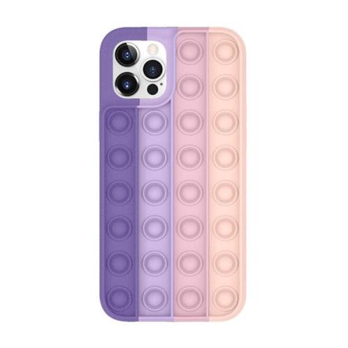 iPhone 8 Plus Pop It Hoesje - Silicone Bubble Toy Case Anti, Télécoms, Téléphonie mobile | Housses, Coques & Façades | Apple iPhone