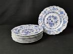 Meissen - Cipolla blu - 7 Piatti piani con D. 27cm - 1. Wahl, Antiek en Kunst