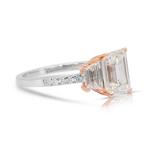 Bague - 18 carats Or blanc, Or rose - 2.53ct. tw. Diamant