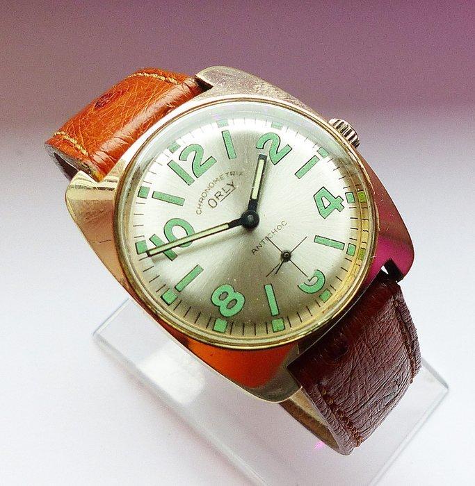 Orly Swiss - Classic Chronometrix - Zonder Minimumprijs -, Handtassen en Accessoires, Horloges | Heren