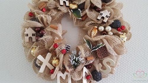Houten letters XMAS 6 cm per set, Hobby en Vrije tijd, Knutselen, Nieuw
